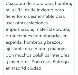 Chaqueta de moto RICHA