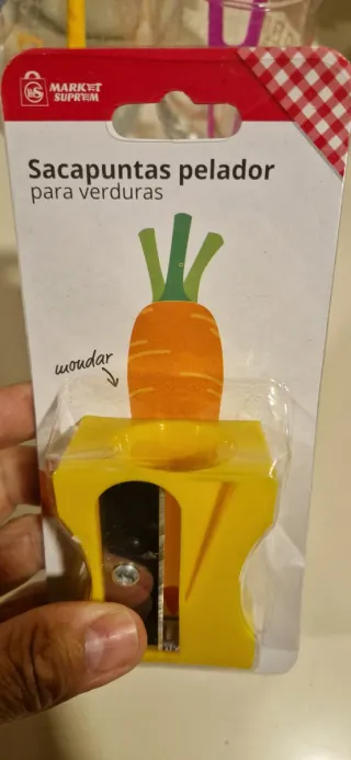 Sacapuntas pelador para verduras