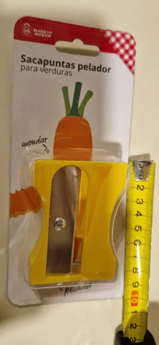 Sacapuntas pelador para verduras