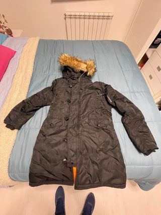 Parka Alpha Industries Talla L Negra