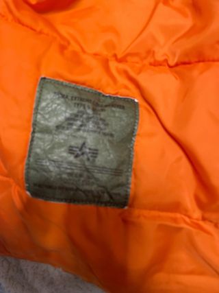 Parka Alpha Industries Talla L Negra