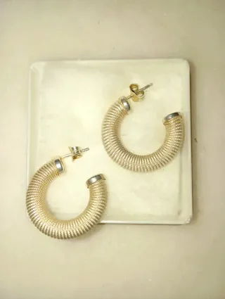 Colgante corazón rosa y pendientes