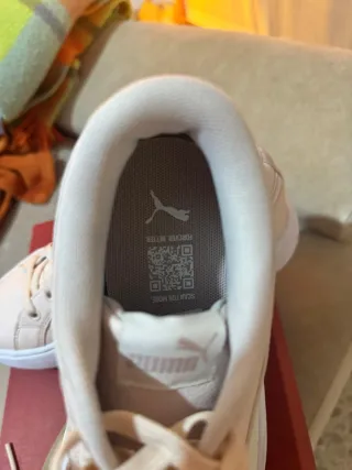 Deportivas Puma Beige y Rosa Mujer