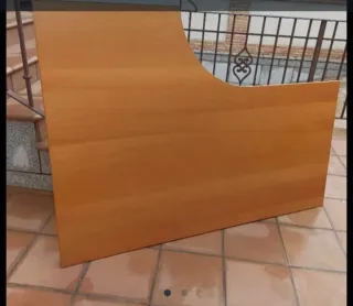 Mesa escritorio L madera marrón