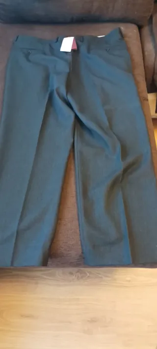 Pantalón Emidio Tucci Gris Talla 52 Nuevo