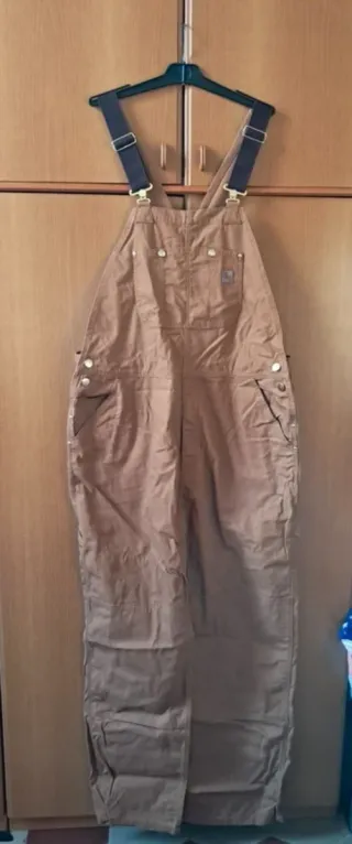 Salopette Carhartt Marrone Chiaro