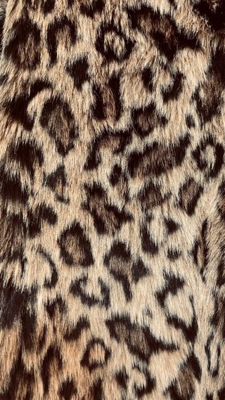 Abrigo pelo sintético Zara animal print