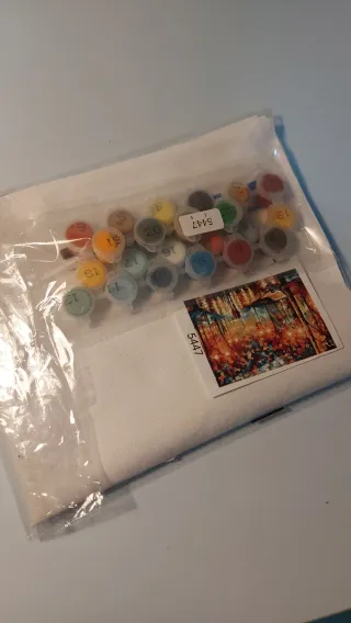 Kit Pittura Numeri Paesaggio Autunnale