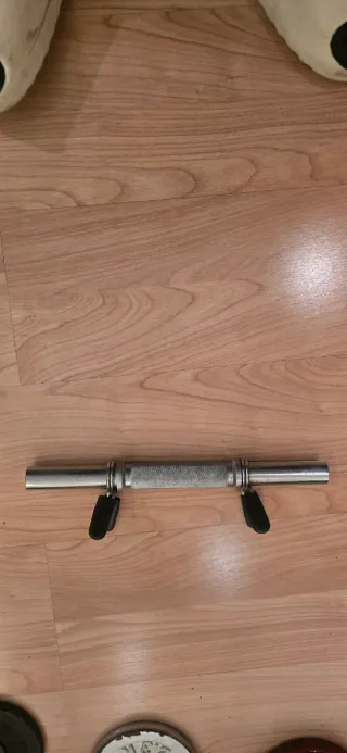 Barra corta per pesi da palestra