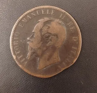 Moneda 10 Centesimi 1867