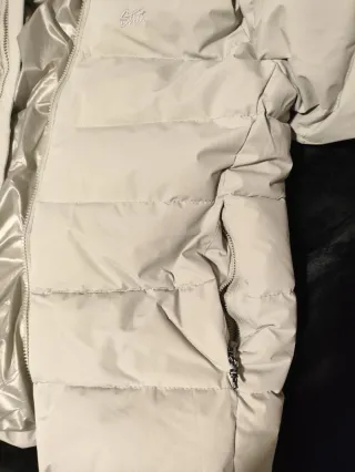 Chaqueta de invierno Pull and Bear Gris Claro