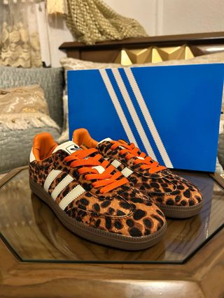 Adidas Samba OG Leopardo Naranja