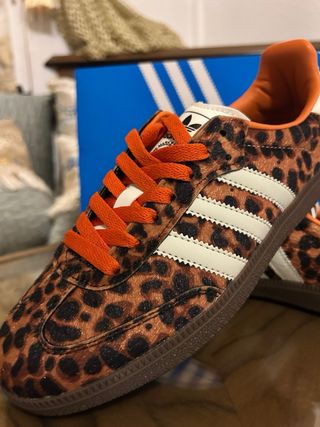Adidas Samba OG Leopardo Naranja
