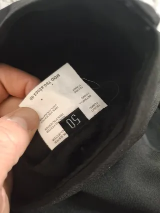 Traje negro americana y pantalón