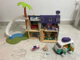 Casa My City con tobogán y piscina