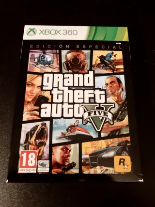 GTA V Caja metálica. Xbox 360. Edición especial