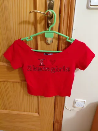 Camiseta roja I Skategirls