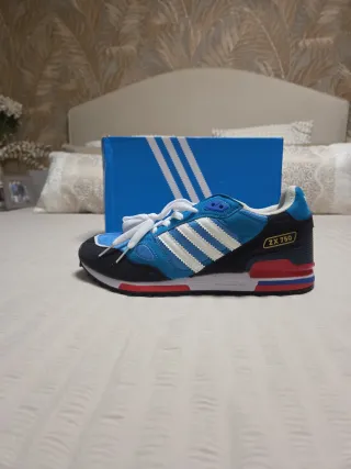 Zapatillas Adidas ZX 750 Azul y Rojo