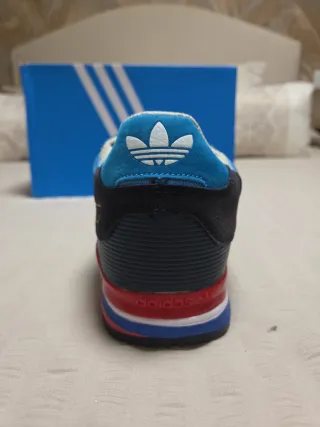 Zapatillas Adidas ZX 750 Azul y Rojo