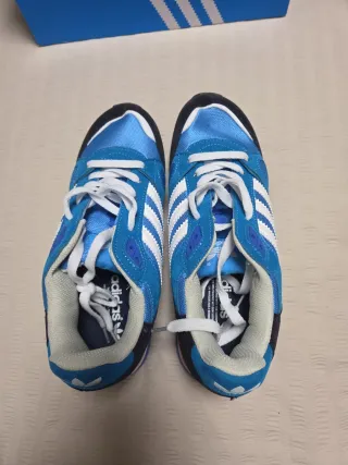 Zapatillas Adidas ZX 750 Azul y Rojo