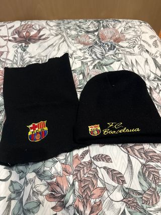 Gorro y braga FC Barcelona