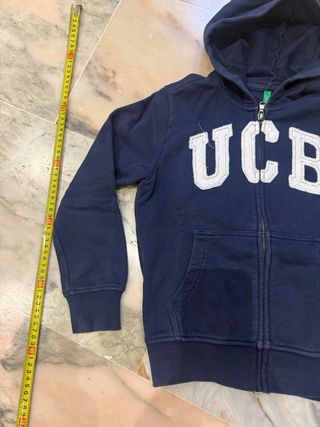 Sudadera Benetton niño azul UCB