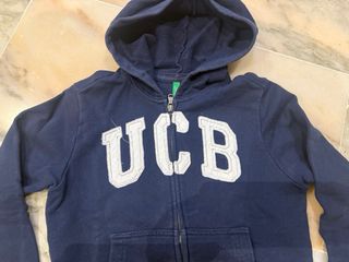 Sudadera Benetton niño azul UCB