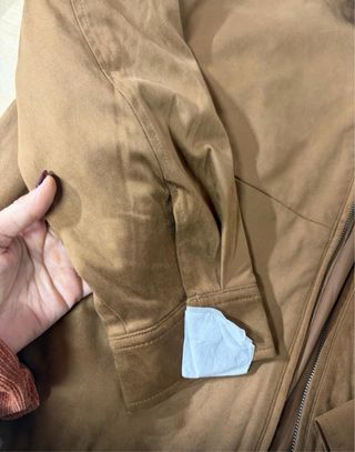 Chaqueta Stradivarius ante marrón