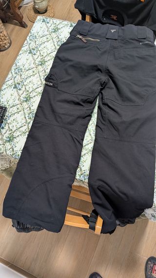 Pantalones de esquí/snowboard Columbia negros
