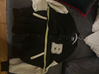 Chaqueta Bomber Subduet Negra y Blanca Talla M-L