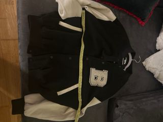 Chaqueta Bomber Subduet Negra y Blanca Talla M-L