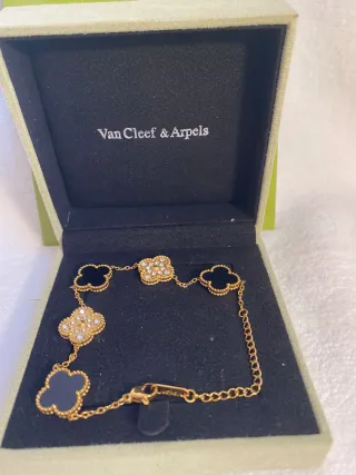 Pulsera Van Cleef & Arpels Trébol Oro Negro