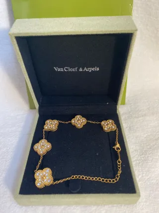 Pulsera Van Cleef & Arpels Trébol Oro Negro