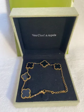 Pulsera Van Cleef & Arpels Trébol Oro Negro