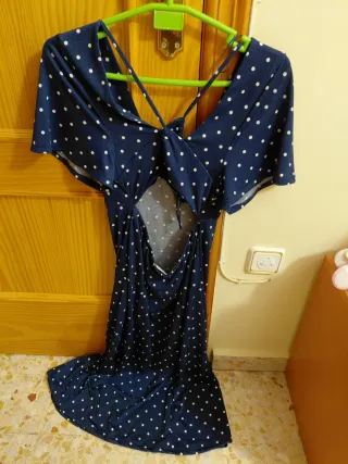 Vestido floral volantes talla L