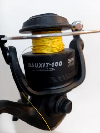 Caña de pescar spinning con carrete