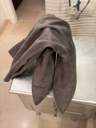 Botas altas ante gris Pedro Miralles T39