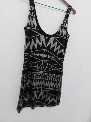 Vestido fiesta lentejuelas Stradivarius Talla M