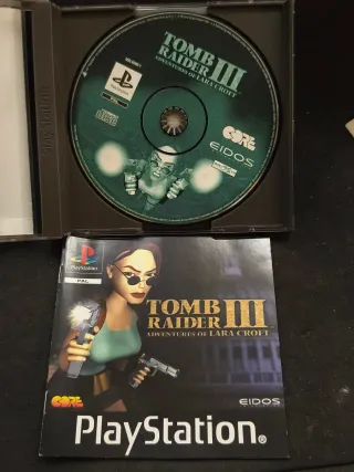 PS1 Tomb Raider III PAL