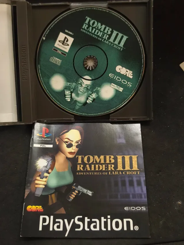 PS1 Tomb Raider III PAL