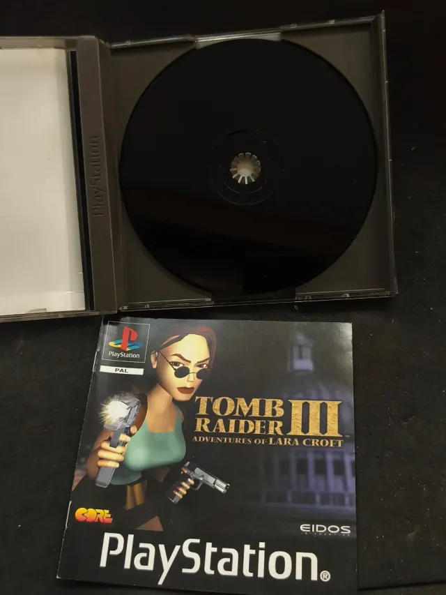 PS1 Tomb Raider III PAL