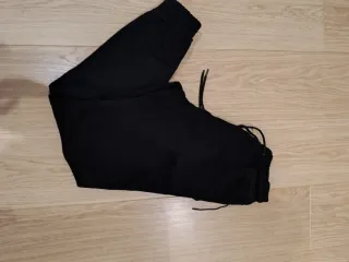 Pantalón Jogger Negro Bershka Talla XS
