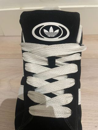 Zapatillas Adidas Campus Negras y Blancas