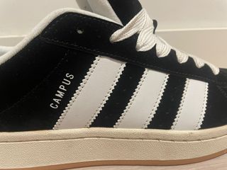 Zapatillas Adidas Campus Negras y Blancas