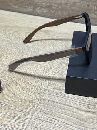 Gafas de sol retro madera UV400