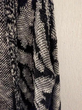 Cárdigan de punto estampada