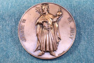 Medallón Jaume II El Just 700 Anys