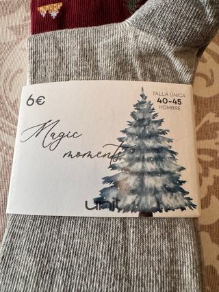 Lote 3 pares calcetines Navidad