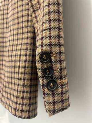 Blazer Zara cuadros larga