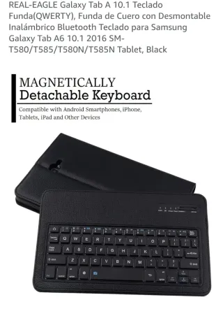 Funda con teclado para tablet
